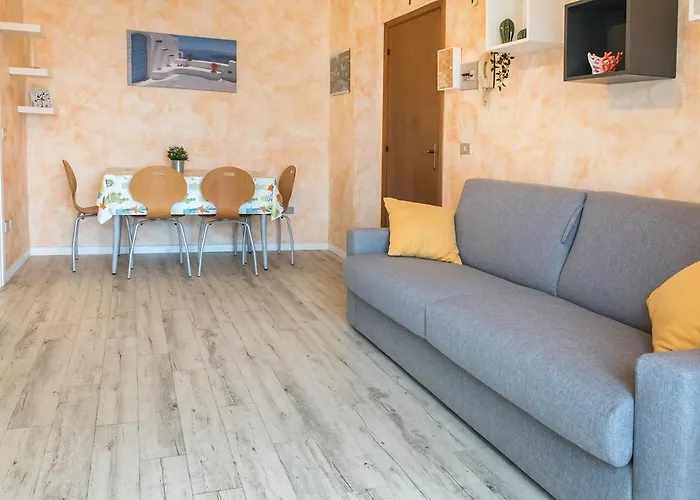 M330 - Marcelli, Bilocale Al Secondo Piano Con Terrazzo Vista Mare Appartamento Numana